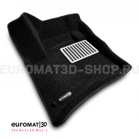 Текстильные 3D коврики Euromat3D Lux в салон для Porsche Cayenne (2010-2017) № EM3D-004101