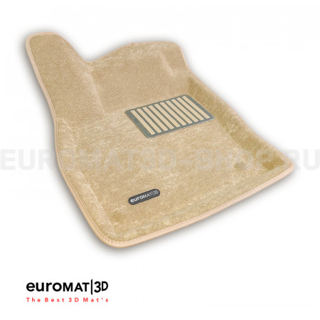 Текстильные 3D коврики Euromat3D Lux в салон для Skoda Octavia A7 (2013-2020) № EM3D-004507T Бежевые Текстильные 3D коврики Euromat3D Lux в салон для Skoda Octavia A7 (2013-2020) № EM3D-004507T Бежевые