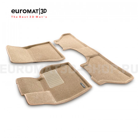 Текстильные 3D коврики Euromat3D Business в салон для Bmw X5 (E70) (2008-2014) № EMC3D-001212T Бежевые Текстильные 3D коврики Euromat3D Business в салон для Bmw X5 (E70) (2008-2014) № EMC3D-001212T Бежевые