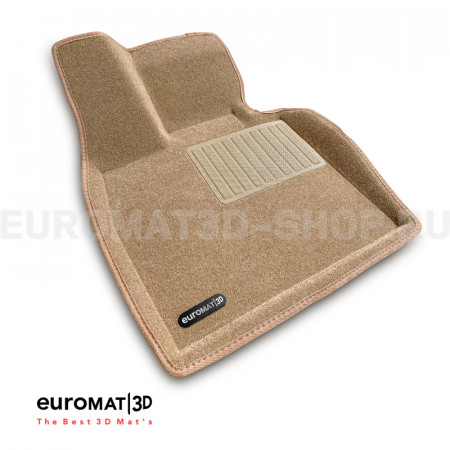 Текстильные 3D коврики Euromat3D Business в салон для Bmw X5 (E70) (2008-2014) № EMC3D-001212T Бежевые Текстильные 3D коврики Euromat3D Business в салон для Bmw X5 (E70) (2008-2014) № EMC3D-001212T Бежевые