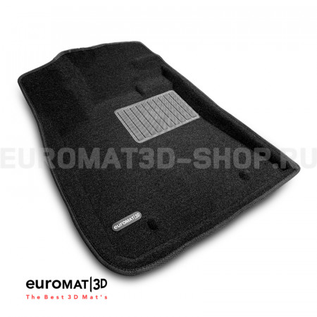 Текстильные 3D коврики Euromat3D Business в салон для Lexus RX (2009-2014) № EMC3D-003209