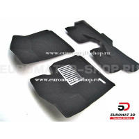 Текстильные 3D коврики Euromat3D Lux в салон для Audi A3 (2008-2013) № EM3D-001100 Текстильные 3D коврики Euromat3D Lux в салон для Audi A3 (2008-2013) № EM3D-001100
