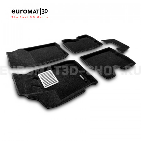 Текстильные 3D коврики Euromat3D Lux в салон для Renault Kaptur (2016-) № EM3D-004206 Текстильные 3D коврики Euromat3D Lux в салон для Renault Kaptur (2016-) № EM3D-004206