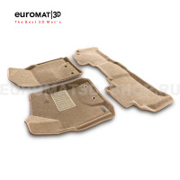 Текстильные 3D коврики Euromat3D Business в салон для Toyota Land Cruiser 200 (2012-2021) № EMC3D-005103T Бежевые Текстильные 3D коврики Euromat3D Business в салон для Toyota Land Cruiser 200 (2012-2021) № EMC3D-005103T Бежевые