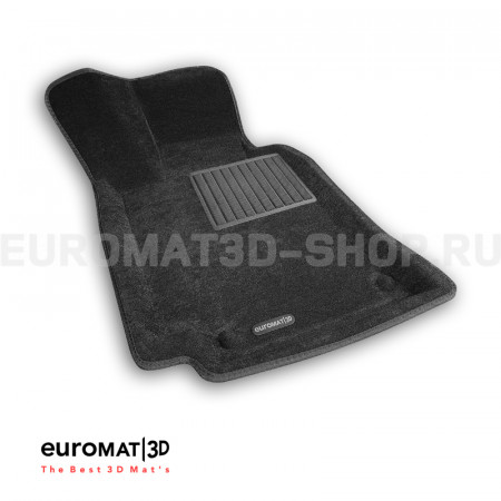 Текстильные 3D коврики Euromat3D Business в салон для Mercedes E-Class Coupe (C238) (2017-) № EMC3D-003507