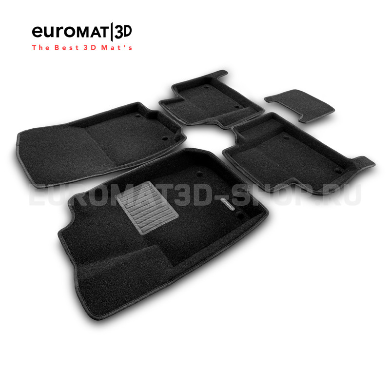 Текстильные 3D коврики Euromat3D Premium в салон для Mercedes GLE-Class (W166) (2015-2019) № EMPR3D-003517 Текстильные 3D коврики Euromat3D Premium в салон для Mercedes GLE-Class (W166) (2015-2019) № EMPR3D-003517