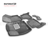 Текстильные 3D коврики Euromat3D Lux в салон для Skoda Octavia A8 (2020-) № EM3D-004507G Серые Текстильные 3D коврики Euromat3D Lux в салон для Skoda Octavia A8 (2020-) № EM3D-004507G Серые