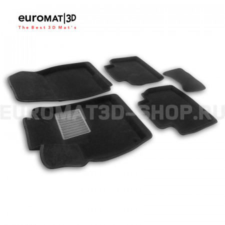 Текстильные 3D коврики Euromat3D Business в салон для Honda Accord (2020-) № EMC3D-002607