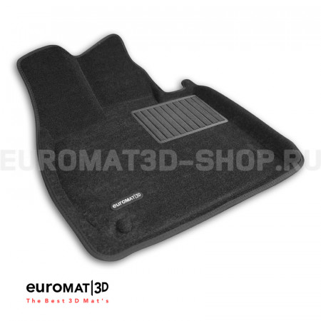 Текстильные 3D коврики Euromat3D Premium в салон для Lixiang L7 (2024-) № EMPR3D-005743
