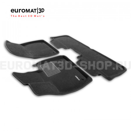 Текстильные 3D коврики Euromat3D Premium в салон для Lixiang L7 (2024-) № EMPR3D-005743