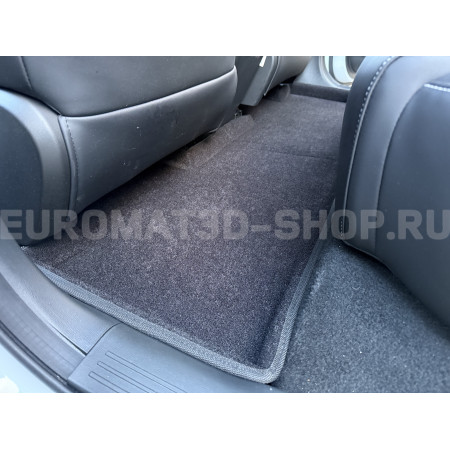 Текстильные 3D коврики Euromat3D Lux в салон для Gac GS4 (2024-) № EM3D-001438