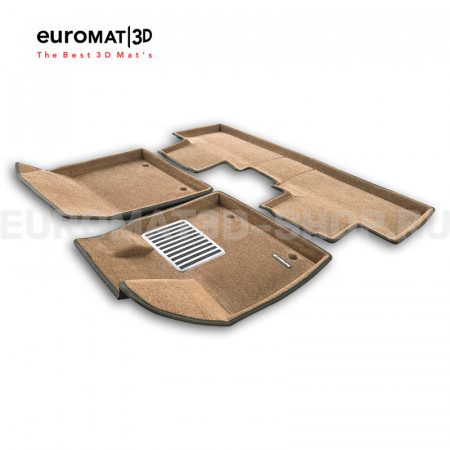 Текстильные 3D коврики Euromat3D Lux в салон для Geely EX5 EM-i (2025-) № EM3D-001448R Коричневые Текстильные 3D коврики Euromat3D Lux в салон для Geely EX5 EM-i (2025-) № EM3D-001448R Коричневые