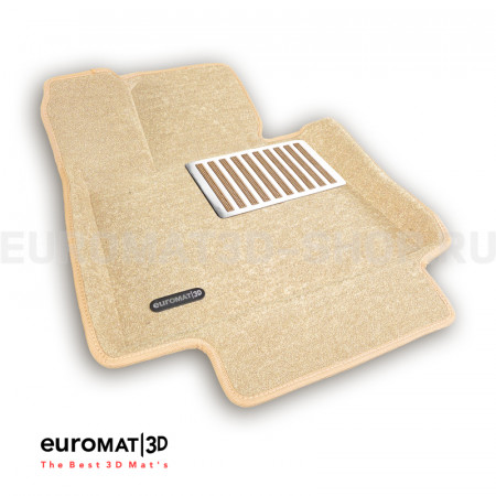 Текстильные 3D коврики Euromat3D Lux в салон для Changan UNI-T (2023-) № EM3D-001333T Бежевые Текстильные 3D коврики Euromat3D Lux в салон для Changan UNI-T (2023-) № EM3D-001333T Бежевые